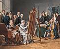 Marie-Gabrielle Capet (1761 - 1818) Atelierszene 1808