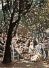 Max Liebermann (1847 - 1935) M&uuml;nchner Biergarten, 1884