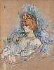 Henri de Toulouse-Lautrec (1864 - 1901) Frau im Sessel, um 1897